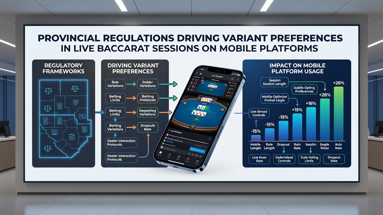 Mobile screen showing live baccarat table under regional regulatory guidelines